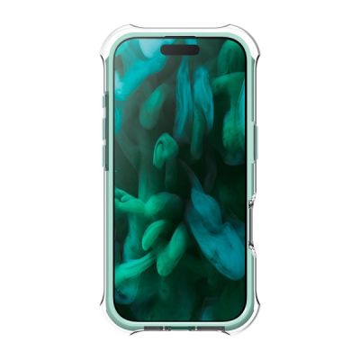 3. LAUT AERO PROTECT mobile phone case 16 cm (6.3") Mint, Transparent