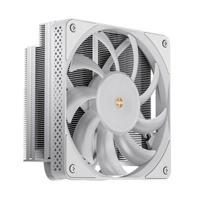 10. Jonsbo HX6200D Processor Air Cooler 12 cm White 1 pc.