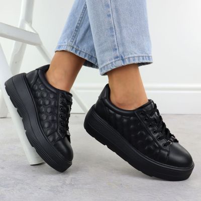 5. Filippo W DP7285 PAW639A quilted platform shoes