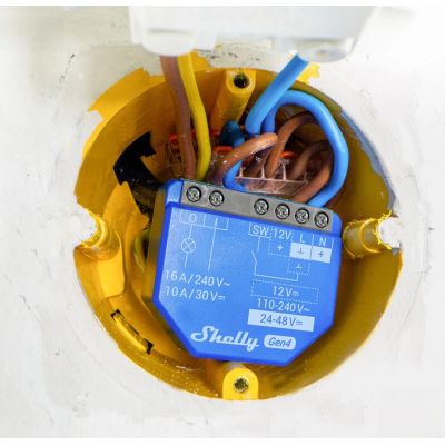 8. Shelly 1 Gen4 Intelligent WiFi Controller, 2 pieces
