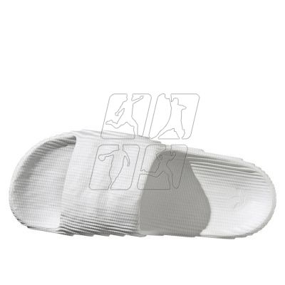 4. Women's/men's adidas Adilette 22 Crystal White flip-flops with comfortable profiled sole white (HQ4672)