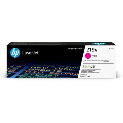 HP 219A Magenta Original LaserJet Toner Cartridge, 1200 pages, 0 pages, Magenta, 1 pc.