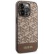4. Guess GUHMP14XHGCFSEW iPhone 14 Pro Max 6.7" brown/brown hard case GCube Stripes MagSafe