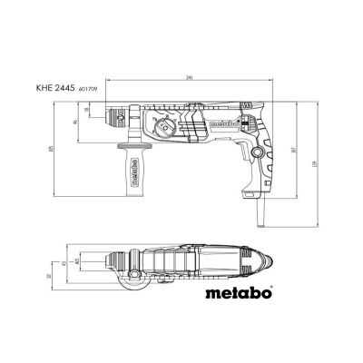 7. Metabo KHE 2445 601709500 hammer drill