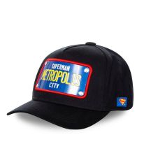 Capslab Superman Metropolis City DC Black Baseball Cap - FG/DC2/1/CAS/SUP1