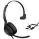 3. Jabra Evolve2 50 Headset Wired Headband Office/Call Center USB Type-C / USB Type-A Bluetooth Black