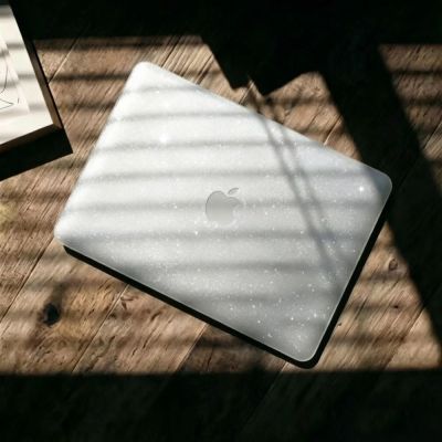 7. Tech-Protect SmartShell Case for MacBook Neo 13" 2026 - Clear-Glitter