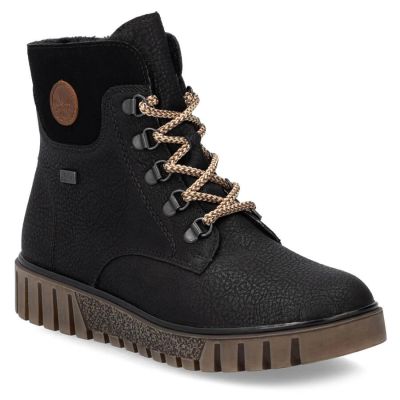 40. Waterproof black women's hiking ankle boots Rieker Y3433-00