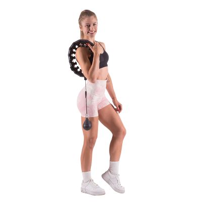 4. HMS HHW01 hula hoop with studs and weight, black