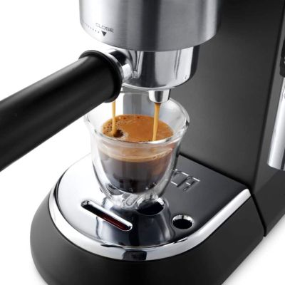 2. DeLonghi Dedica Style EC 685.BK (1350W; black) espresso machine