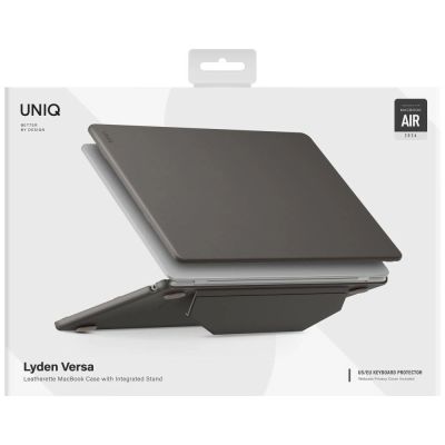 6. Uniq Lyden Versa Case for MacBook Air 13" 2022 / 2024 / 2025 / 2026 - Gray