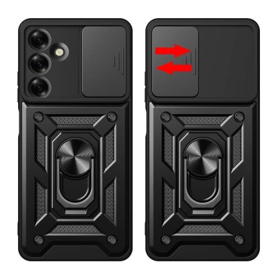 2. Tech-Protect Camshield Pro Case for Samsung Galaxy M35 5G - Black