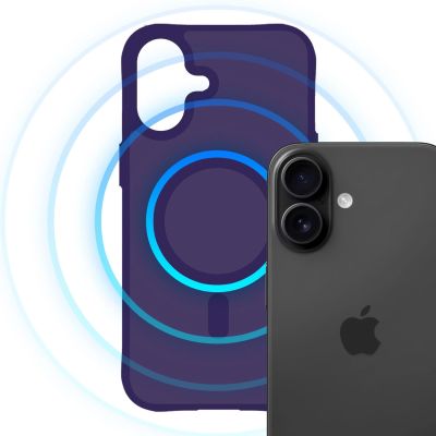 22. 3mk Smoke MagCase for iPhone 17 - purple-translucent