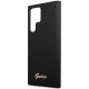 6. Guess GUHCS23LSLSMK S23 Ultra S918 black/black hardcase Silicone Vintage Gold Logo
