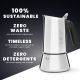 10. Bialetti Venus box Moka pot 0.2 l Silver
