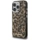2. Karl Lagerfeld IML Leopard Pattern MagSafe Case for iPhone 16 Pro Max - Brown