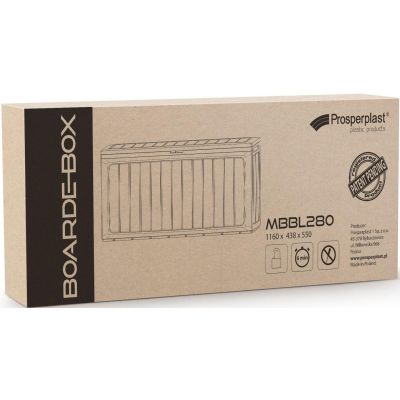 15. GARDEN BOX 280L BROWN BOARDEBOX