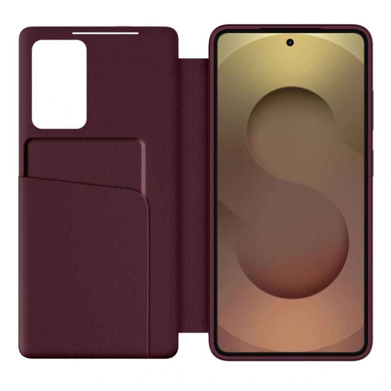2. Tech-Protect Smart Wallet Case for Samsung Galaxy S26 - Burgundy