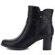 3. Women's insulated ankle boots with a block heel, black M.Daszyński SA125-32