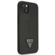 4. Guess GUHCP13SPSATLK iPhone 13 mini 5,4 "black / black hardcase SaffianoTriangle Logo