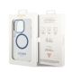 8. Guess Metal Outline MagSafe case for iPhone 14 Pro - blue
