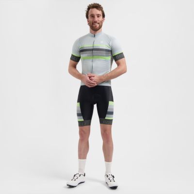 2. Rogelli HERO II cycling jersey grey-lime L