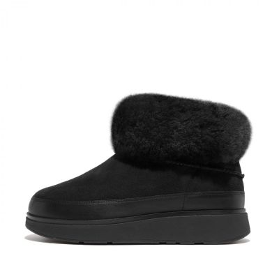 7. FitFlop GEN-FF Mini Double-Faced Shearling Boots W GS6-090
