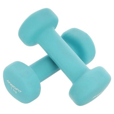 3. EB FIT neoprene dumbbell 1 kg blue1029238