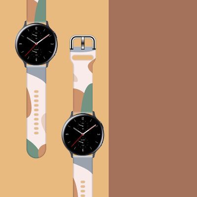 3. Strap Moro for Samsung Galaxy Watch 40 / 41 / 42 / 43 / 44 mm silicone bracelet watch band - pattern 11