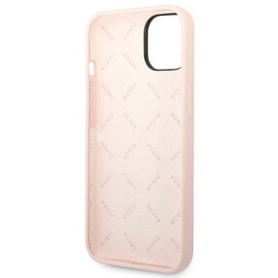 9. Guess GUHCP14MSLTGP iPhone 14 Plus 6.7" pink/pink hardcase Silicone Triangle