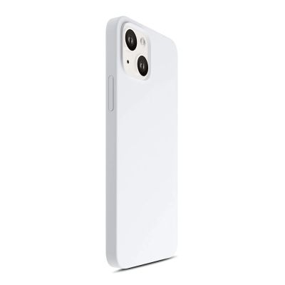7. 3mk Hardy Silicone MagCase for iPhone 14 Plus - White