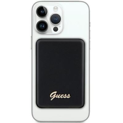 2. Guess MagSafe Metal Script Logo induction power bank 5W 3000mAh - black