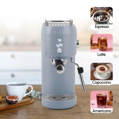 4. ELLE coffee machine blue
