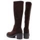 5. Women’s chocolate-brown suede insulated boots Vinceza 58332