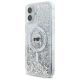 2. Karl Lagerfeld Liquid Glitter Karl Head Magsafe Case for iPhone 16 Plus - Clear