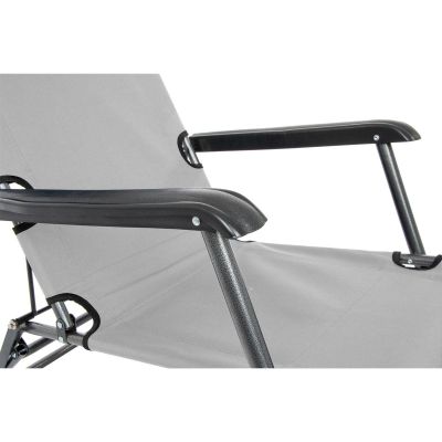 14. MULTIPLE-POSITION LEVEL CHAIR WITH HEADREST, GRAY