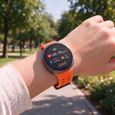 3. Tech-Protect Silicone Air Strap for Samsung Galaxy Watch 40/44/46 mm - Orange