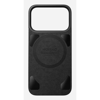 3. NOMAD Magnetic Leather Back - Magnetic case for iPhone 18 Pro / 17 Pro, compatible with MagSafe, Horween leather (black)