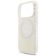 6. Guess IML Flowers Electro Pearl Strap MagSafe Case for iPhone 17 Pro - White