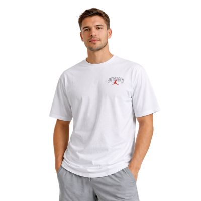 7. Men's Air Jordan Brooklyn Arch Logo T-shirt White - II2344-100
