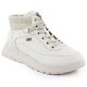 Women's leather waterproof boots cream Remonte Rieker D2V71-80