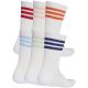 6. Adidas 3-Stripes Essentials Cushioned Crew 6 Pack Socks White KE5493