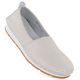 2. Women's beige leather slip-on shoes S.Barski LR61-7051