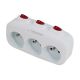 2. ESPERANZA ELECTRIC SOCKET 3-OUTLET WITH SWITCHES WHITE ELK307W