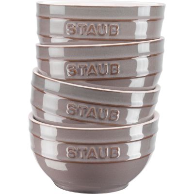 5. Staub Ceramique Cup 700 ml Gray Round