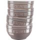 5. Staub Ceramique Cup 700 ml Gray Round