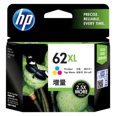 2. HP Color Ink HP 62XL, HP62XL=C2P07AE, 415 pages