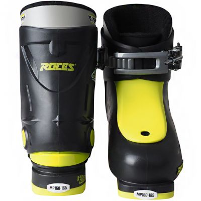 4. Roces Idea Up Ski Boots Black and Lime Jr 450490 18