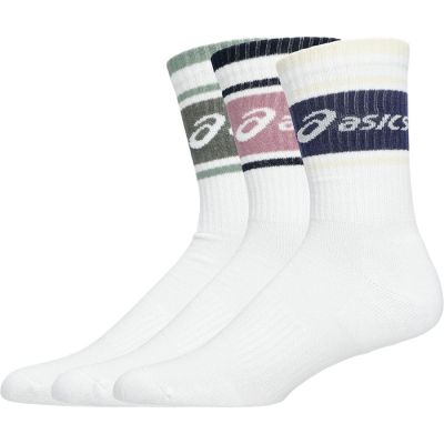 4. Asics 3 pack Logo Crew socks 3033B879401