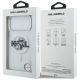 8. Karl Lagerfeld IML Glitter Karl & Choupette Sketch Logo MagSafe Case for iPhone 17 Pro Max - Clear